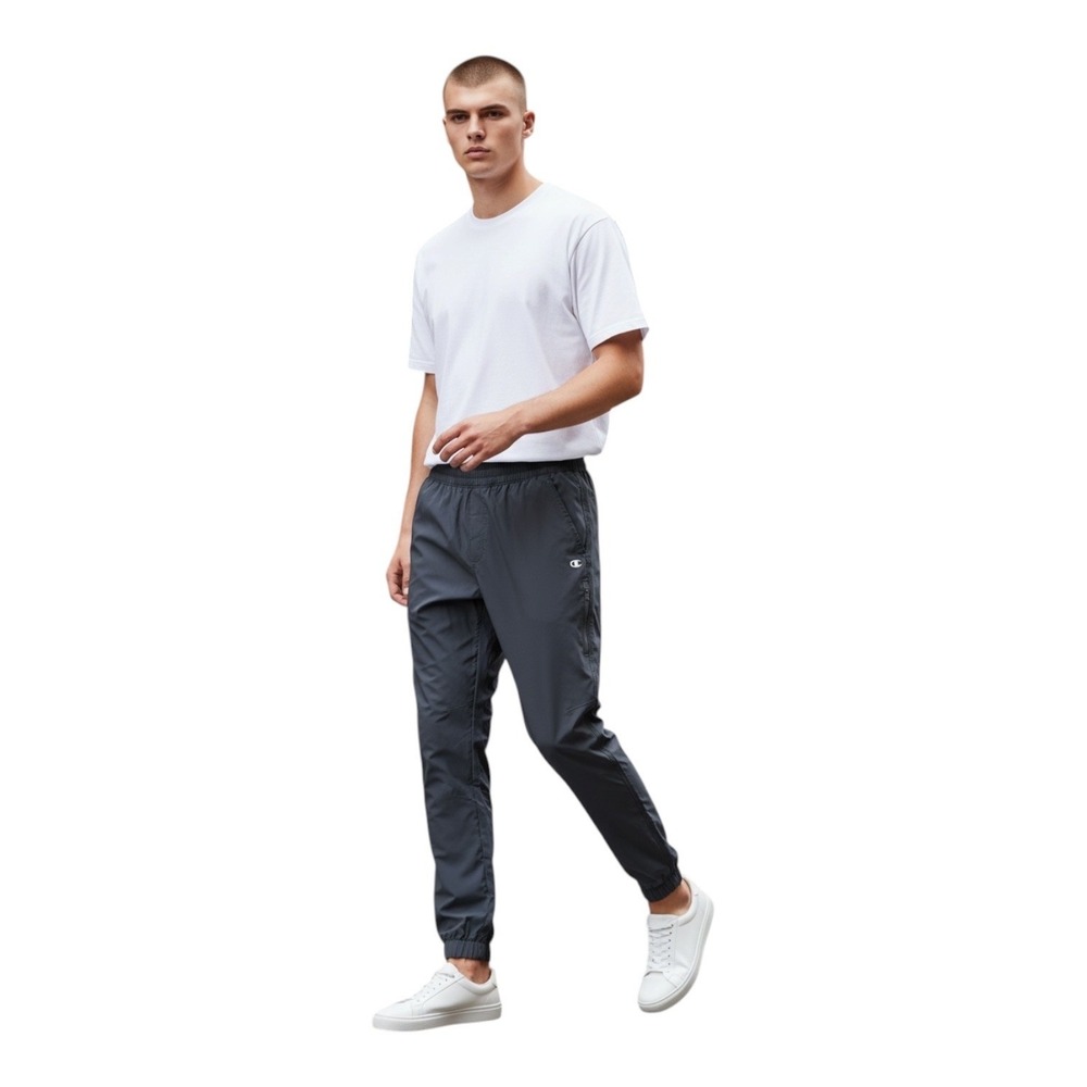 Champion Boys Woven Jogger Pants Iron Grey C915WB0530 Size L 14/16 - Picture 2 of 8